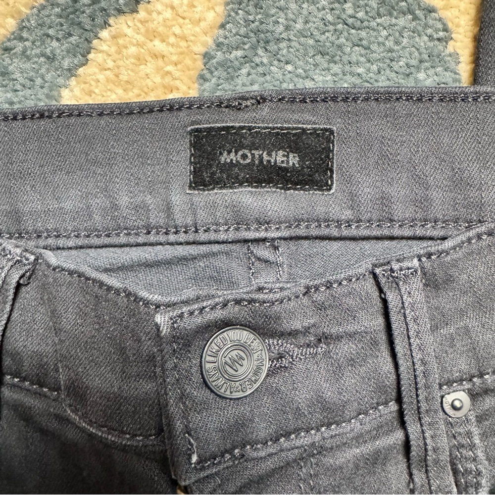 MOTHER Women's Black Jeans - Picture 3 of 14
